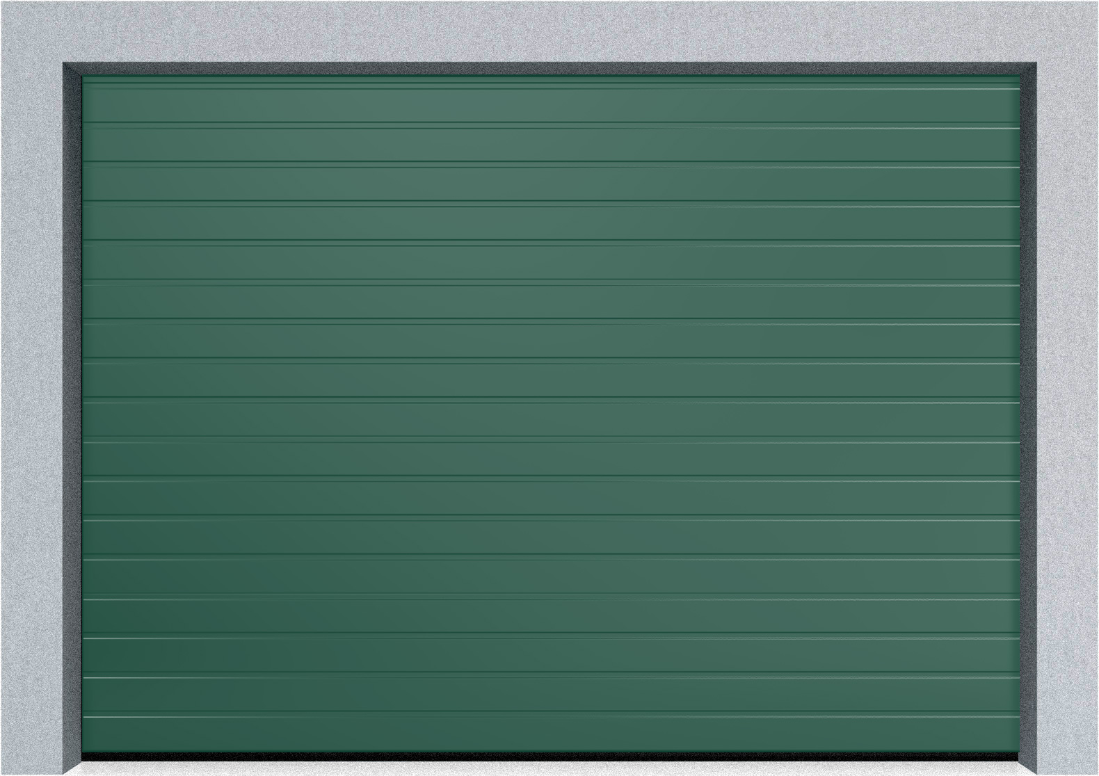  Секционные промышленные ворота Alutech ProPlus 2250х5000 S-гофр, Микроволна стандартные цвета, фото 7 