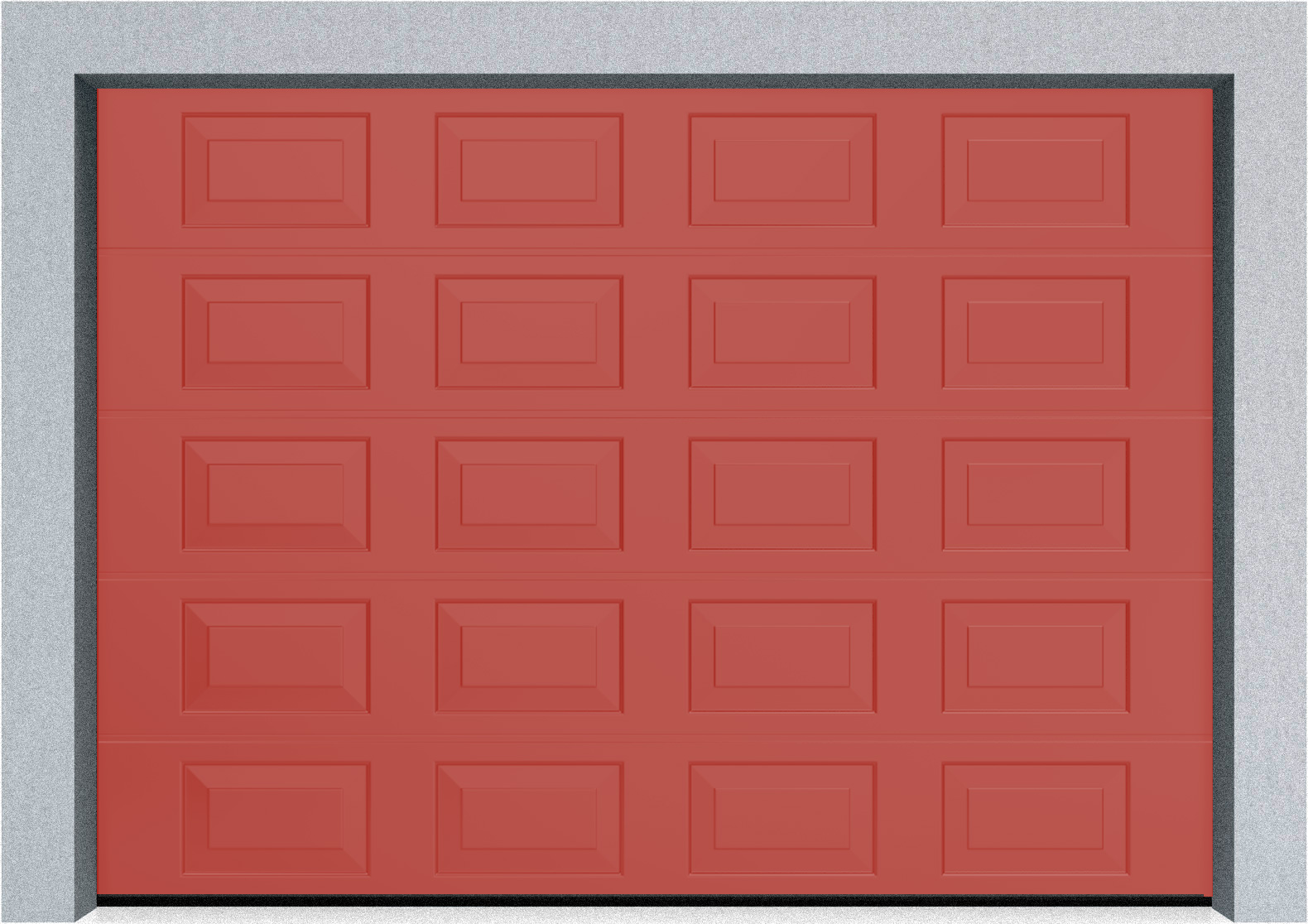  Секционные гаражные ворота DoorHan RSD01 2400x2200 Филенка стандартные цвета, пружины растяжения, фото 10 