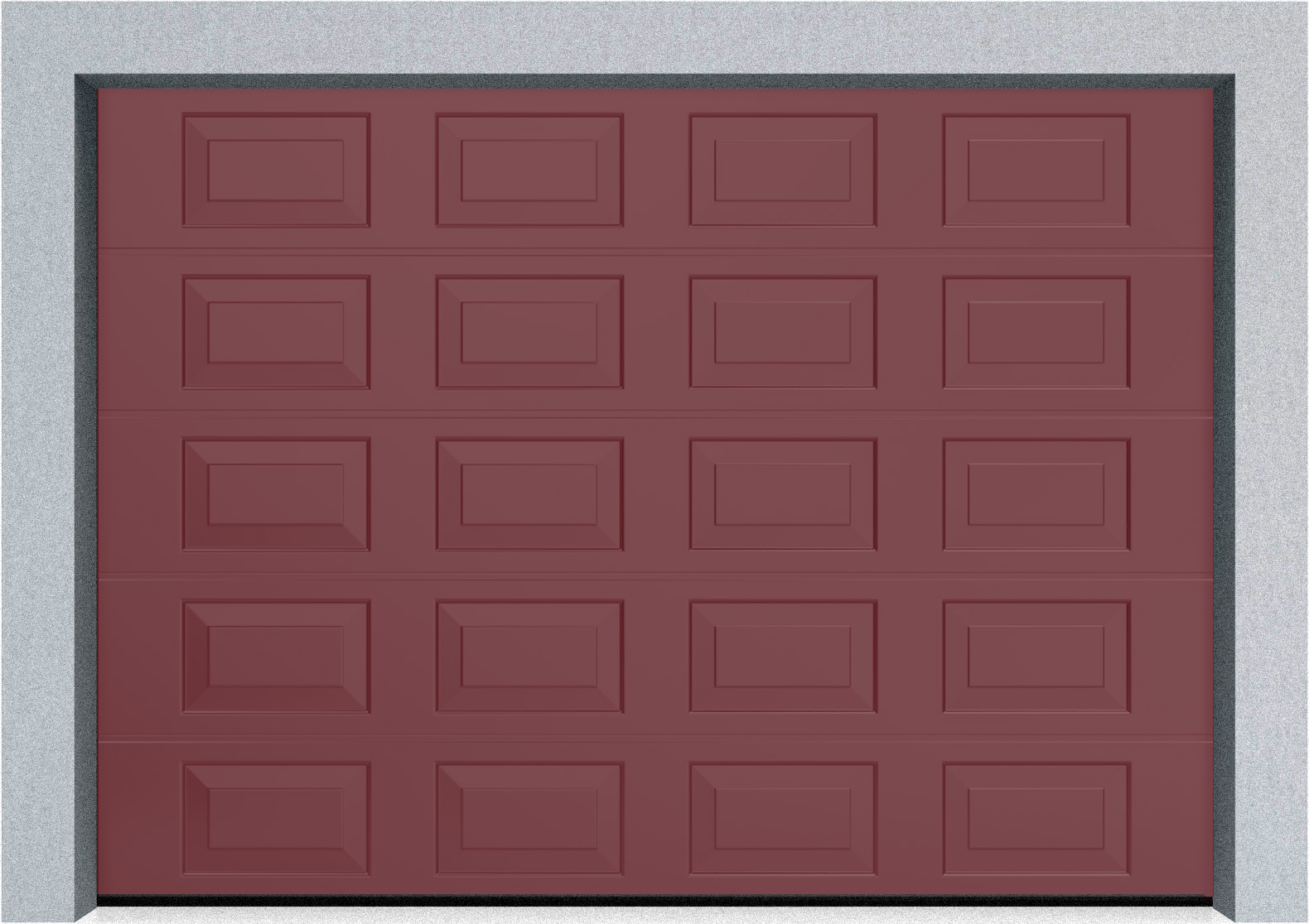  Секционные гаражные ворота DoorHan RSD01 2400x2200 Филенка стандартные цвета, пружины растяжения, фото 11 