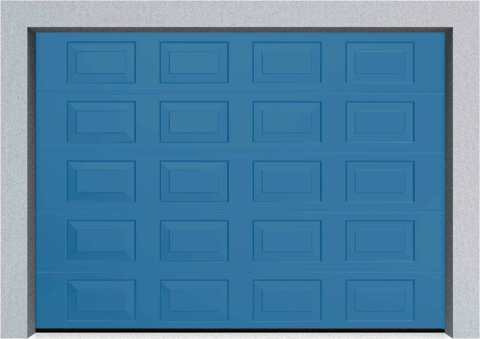  Секционные гаражные ворота DoorHan RSD01 2400x2200 Филенка стандартные цвета, пружины растяжения, фото 8 
