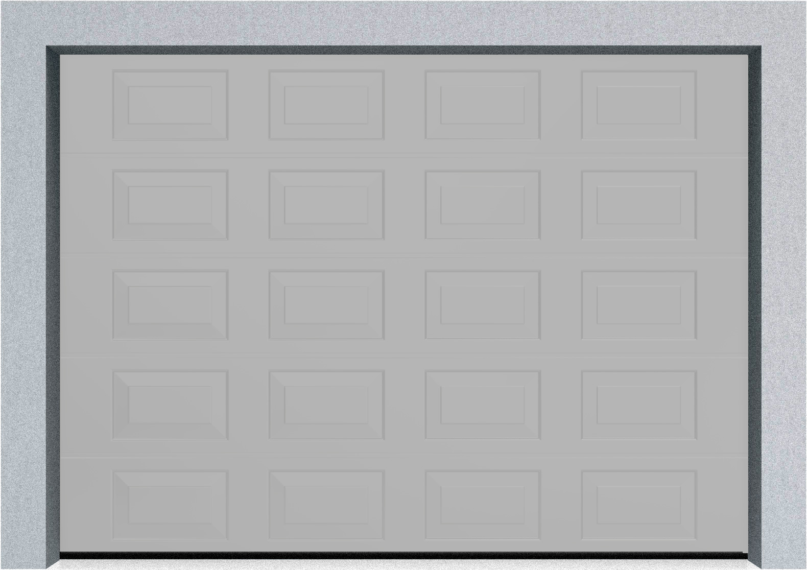  Секционные гаражные ворота DoorHan RSD01 2400x2200 Филенка стандартные цвета, пружины растяжения, фото 4 