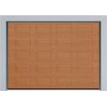  Автоматические секционные гаражные ворота DoorHan RSD01 2700x2200 Филенка цвета под дерево, пружины растяжения, фото 1 