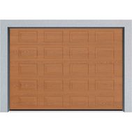  Секционные гаражные ворота DoorHan RSD01 3100x2300 Филенка цвета под дерево, пружины растяжения, фото 1 