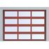  Секционные панорамные ворота серии AluTrend (АЛП) 2375х2500 нижняя панель стандартные цвета, фото 2 