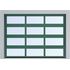 Секционные панорамные ворота серии AluTrend (АЛП) 2375х2500 нижняя панель стандартные цвета, фото 4 