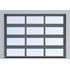  Секционные панорамные ворота серии AluTrend (АЛП) 2500х2500 нижняя панель стандартные цвета, фото 5 