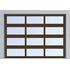  Секционные панорамные ворота серии AluTrend (АЛП) 2125х2250 нижняя панель стандартные цвета, фото 6 