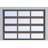  Секционные панорамные ворота серии AluTrend (АЛП) 2375х2500 нижняя панель стандартные цвета, фото 7 