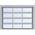  Секционные панорамные ворота серии AluTrend (АЛП) 3000х4500 нижняя панель стандартные цвета, фото 9 