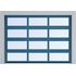  Секционные панорамные ворота серии AluPro (АЛП) 2625х3250 нижняя панель стандартные цвета, фото 3 