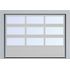  Секционные панорамные ворота серии AluPro с комбинированным типом полотна (АЛПС) 2250х5750 нижняя панель S-гофр, Микроволна стандартные цвета, фото 16 