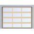  Секционные панорамные ворота Doorhan ISD02 2250х3250 нижняя панель стандартные цвета, фото 1 
